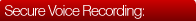 secure voice recording